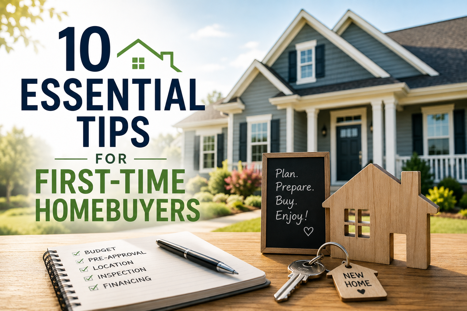 10 Essential Tips for First-Time Homebuyers